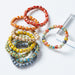 Cube Shape Clay Mini Bracelet - Assorted 24 Pack