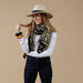 Deb Leopard Scarf - Ecru