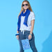 Rebel Studs Scarf - Cobalt