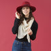 Fall Cowboy Scarf - White