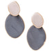 Gray Slipper Earrings