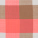 Fringle Plaid Blanket Scarf - Pink & Beige