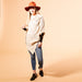 Marissa Knit Poncho - Muted Lavender