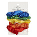 Satin Scrunchie Set Of 5 - Rainbow