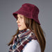 Corduroy Bucket Hat - Cranberry