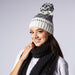 Chevron Knit Scarf - Black