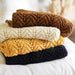 Chevron Knit Scarf - Black