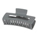 Large Matte Hair Claw - Charcoal