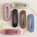 Matte Lay Flat Hair Clip - Purple