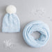 Chenille Knit Beanie - Blue