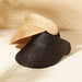 Black Straw Visor