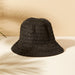 Black Summer Bucket Hat