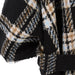 Charlie Plaid Ruana - Black