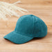 Corduroy Ball Cap - Teal