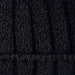 Ribbed Knit Beanie - Black