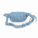 Quilted Puffer Crossbody Bag - Blue