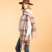 Cozy Plaid Scarf - Cream