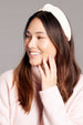 Chenille Knotted Headband - Cream