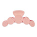 Matte Circles Hair Claw - Pink