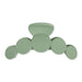 Matte Circles Hair Claw - Mint