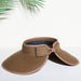 Packable Sun Visor - Brown
