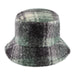 Teddy Bucket Hat - Green Plaid