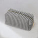 Corduroy Cosmetic Bag - Gray