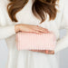 Corduroy Cosmetic Bag - Pink