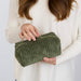 Corduroy Cosmetic Bag - Green