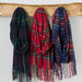 Winter Plaid Scarf - Green