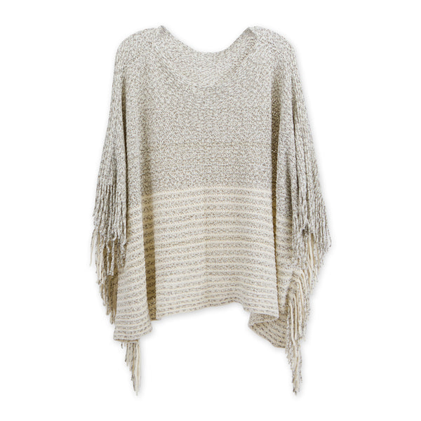 Amber Poncho - Gray
