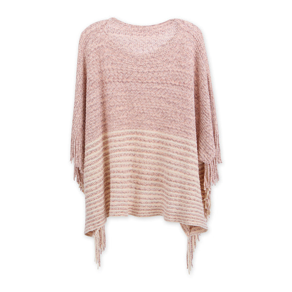 Amber Poncho - Pink