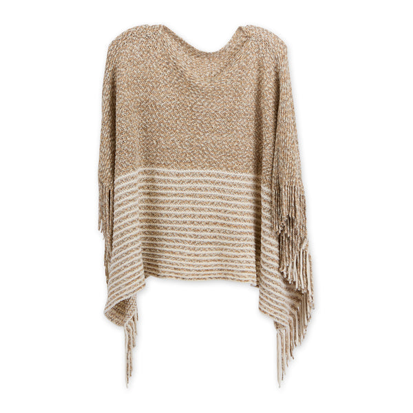 Amber Poncho - Beige
