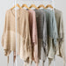 Amber Poncho - Beige