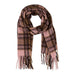 Autumn Plaid Scarf - Pink