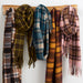 Autumn Plaid Scarf - Pink