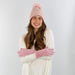 Noelle Gloves - Pink