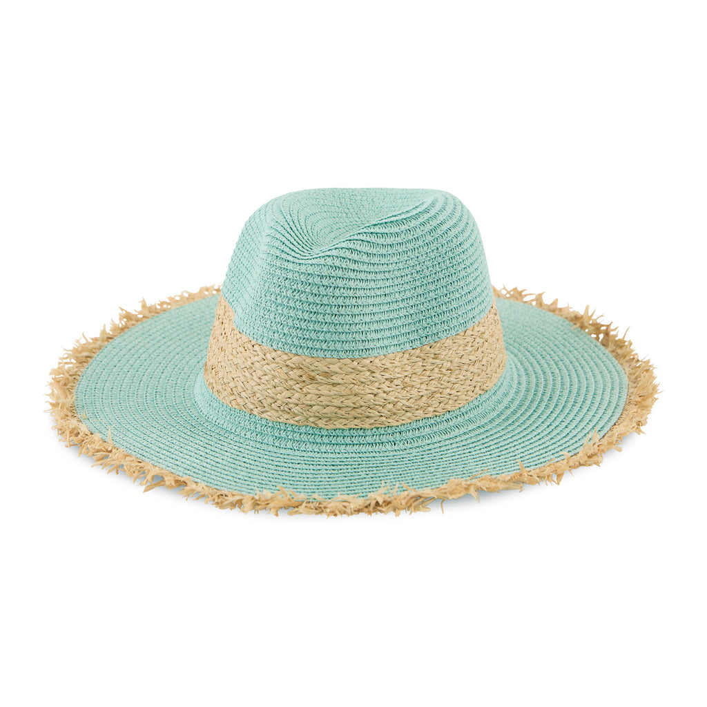 Kai Straw Hat - Turquoise