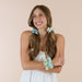 Spring Scrunchie Set of 4 - Green