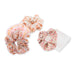 Spring Scrunchie Set of 4 - Coral