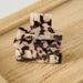 Small Rectangle Hair Claw - Blush Tortoise