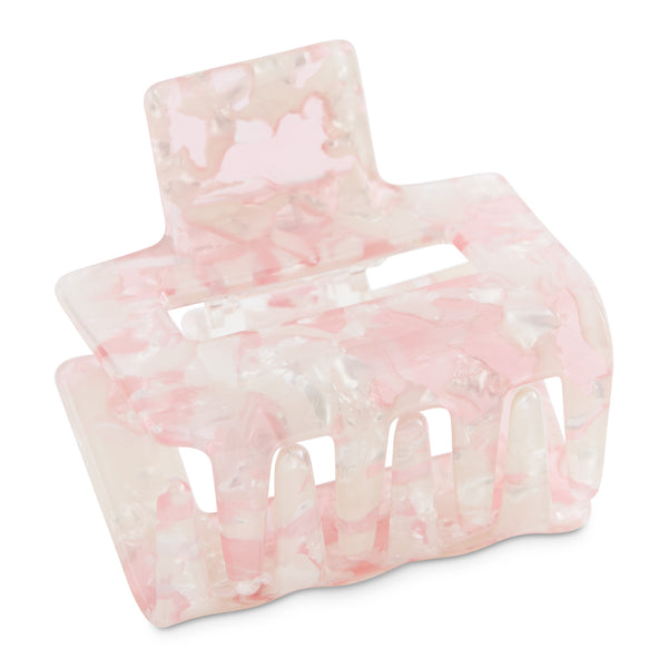 Small Rectangle Hair Claw - Pink Sugar