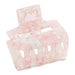 Small Rectangle Hair Claw - Pink Sugar