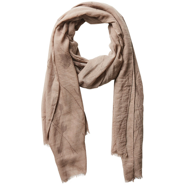 Insect Shield Scarf - Brown Branches & Leaves