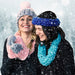 Navy & Blue Chunky Knit Hat