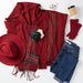 Wine Hilary Wool Panama Hat