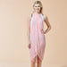 Tiny Stripe Insect Shield Scarf - Coral