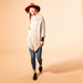 Marissa Knit Poncho - Muted Lavender