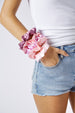 Satin Scrunchie Set Of 5 - Soft Pinks