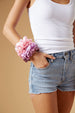 Satin Scrunchie Set Of 5 - Soft Pinks